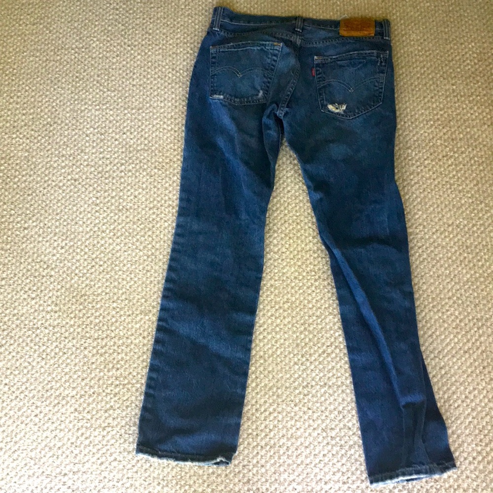 Men’s Levi’s 511 ripped jeans W32/L32 - Picture 2 of 3